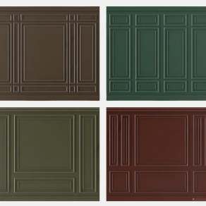 简欧沙发背景墙3D模型下载